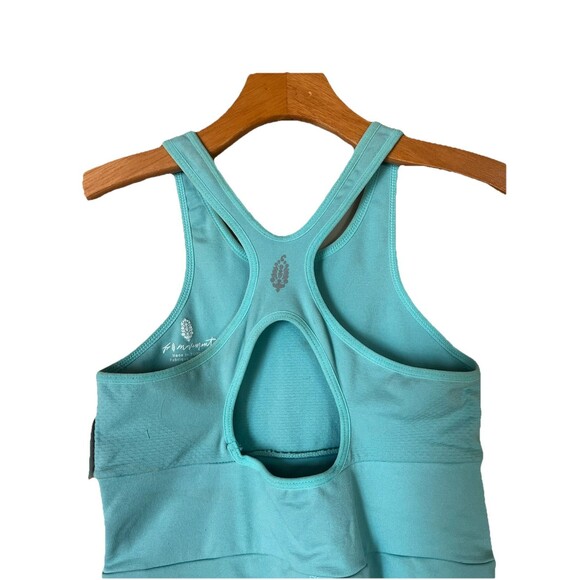 FP Movement Runsie Athletic Cross Fit Jumpsuit, Brand New, Women’s XS Turquoise - Picture 5 of 9